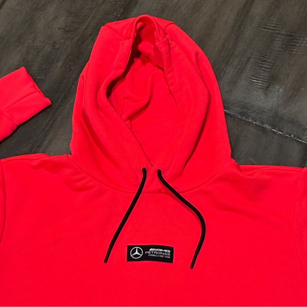 Mercedes-AMG Petronas Lewis Hamilton 2022 Italian GP Hoodie in Neon Pink - Large - Picture 3 of 13